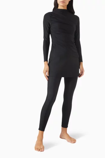 Diana Swim Dress in Stretch-nylon