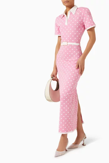Polo Maxi Dress in Jersey