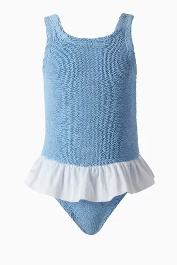 لباس سباحة قطعة واحدة دينيس للأطفال قماش أورجينال كرينكل