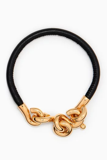 Loop Bracelet in Leather