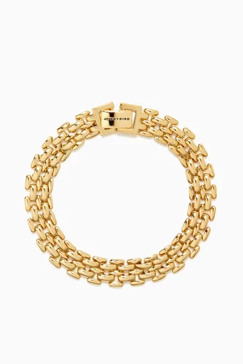 Francis Bracelet in Gold-tone Dipped Brass