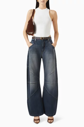 Frederic Barrel Jeans in Denim