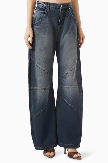 Frederic Barrel Jeans in Denim