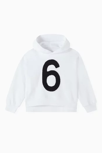 6 Logo Hoodie in Cotton