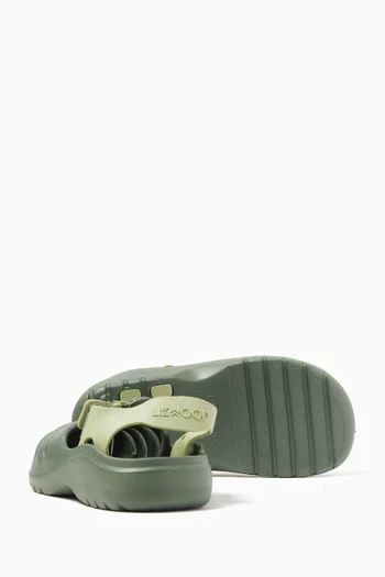 Beau Sandals in Rubber