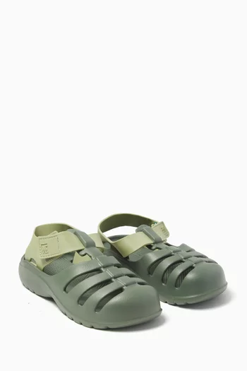 Beau Sandals in Rubber