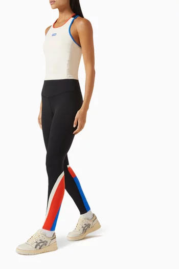 Reaction Time Leggings in Nylon-blend