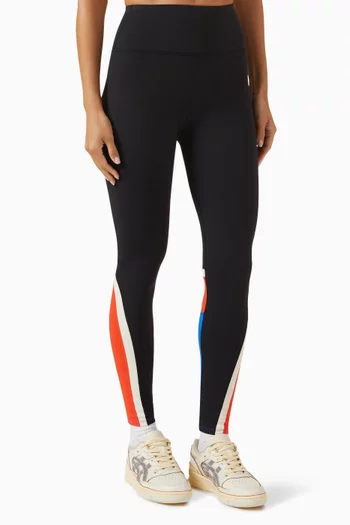 Reaction Time Leggings in Nylon-blend