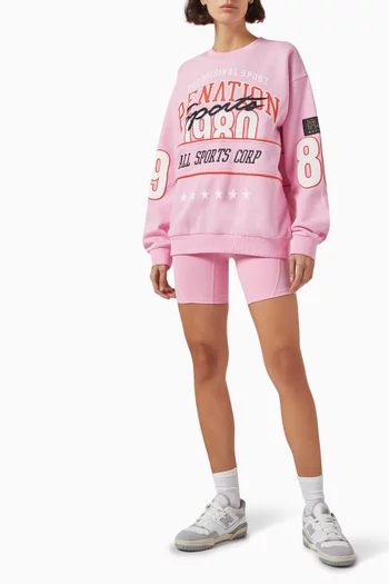 Summer League Sweatshirt in Cotton-blend