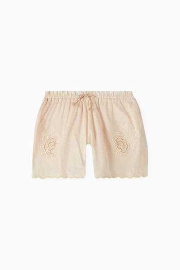 Halliday Embroidered Shorts