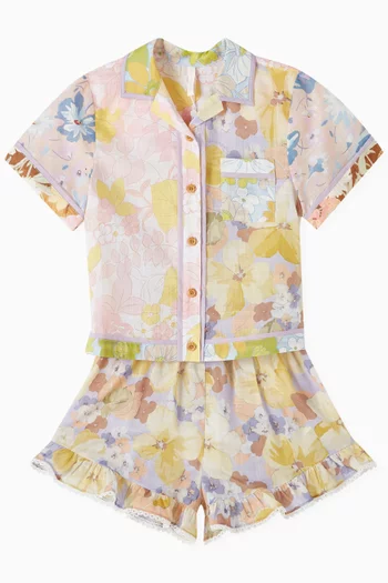 Pop Frill Shorts in Cotton