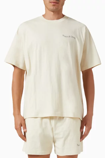 Wordmark T-shirt in Cotton