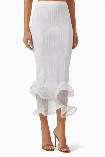 Kelso Ruffle Midi Skirt