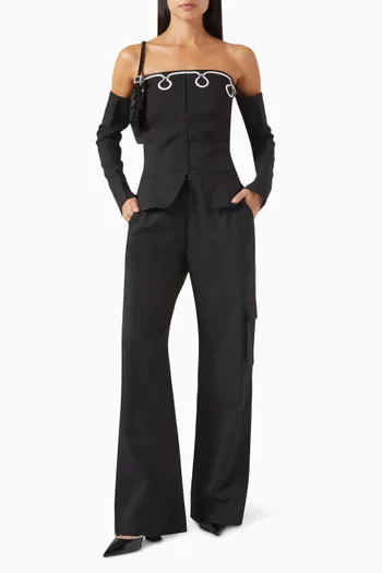 Embellished Hybrid Waistcoat