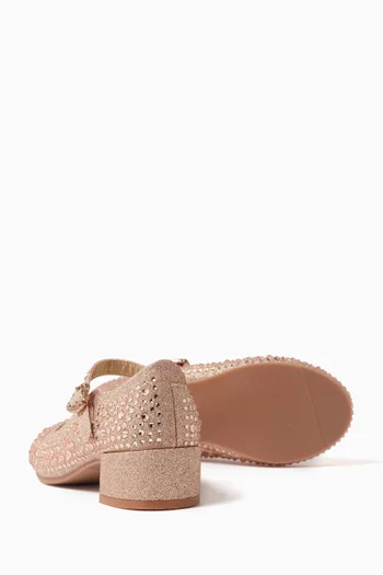 Embellished Glitter Shoes