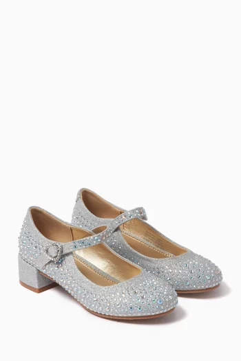 Embellished Glitter Shoes