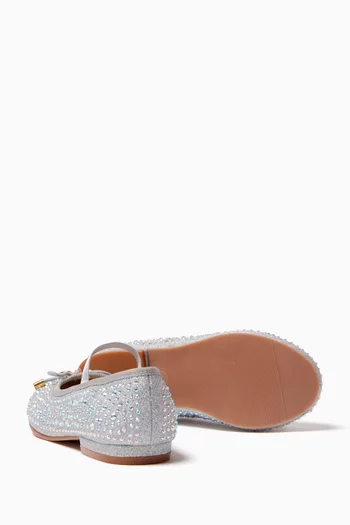 Maya Crystal Ballerina Heeled Shoes