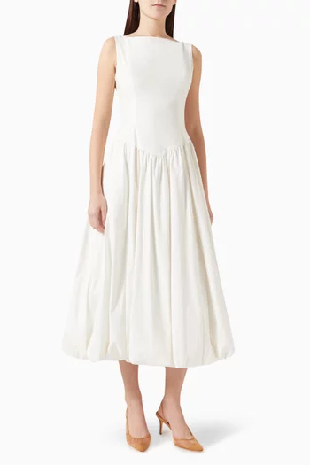 La Lune Ruched Halter Maxi Dress | Desert Rose | Dresses | Shona Joy