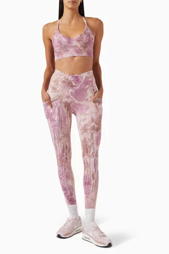 Crossover Leggings in Stretch Cotton