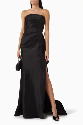 Strapless Gown in Taffeta