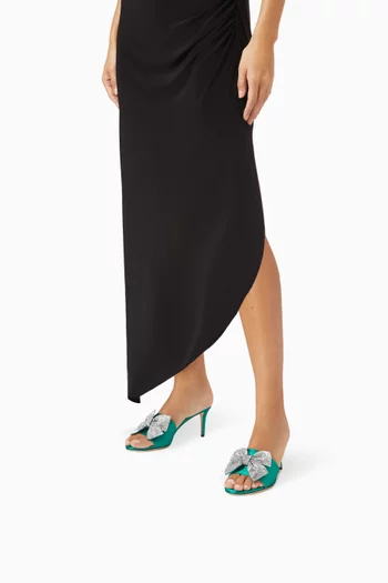 Alcott 70 Mule Sandals in Satin