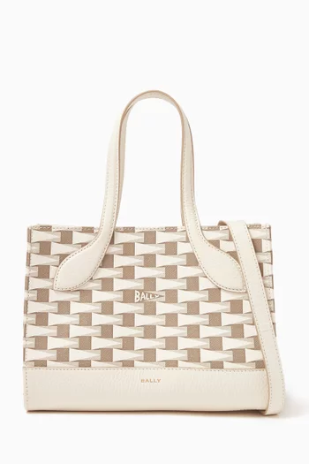 XS Keep On Monogram Tote Bag in Canvas and Leather