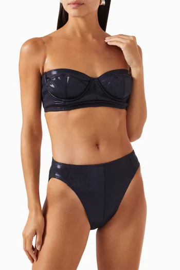 Corset Bikini Briefs in Lycra