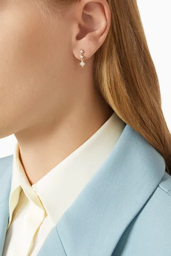Bright Lights Diamond Drop Earrings in 14kt Gold
