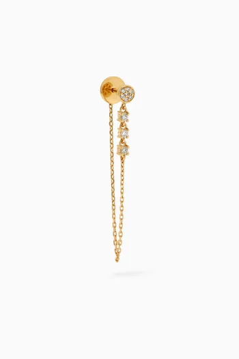 Calas Diamond Single Earring in 18kt Gold