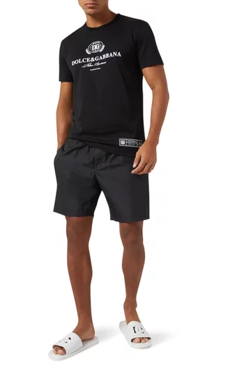 Logo Waist Swim Shorts