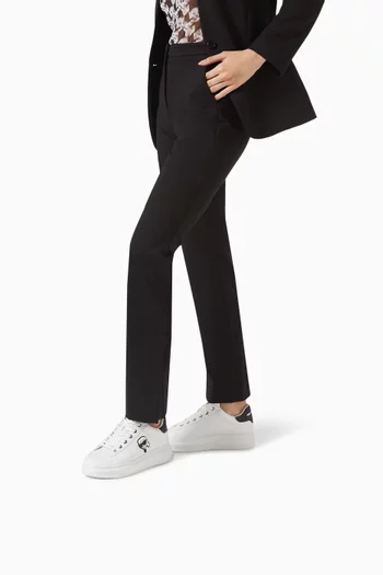 K/Ikonik Low-top Sneakers in Leather