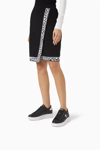 K/Ikonik Low-top Sneakers in Leather