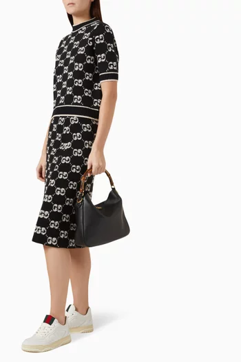 Medium Diana Shoulder Bag in Leather