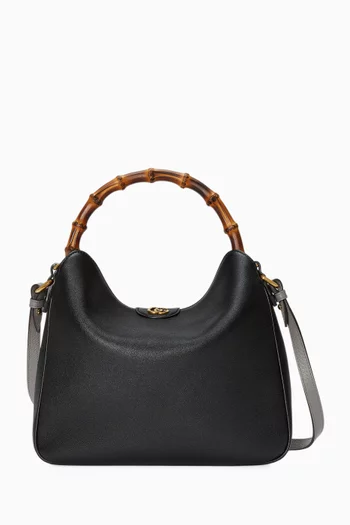 Medium Diana Shoulder Bag in Leather