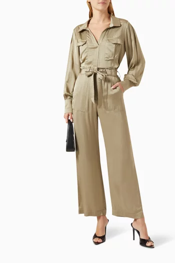 Drawstring Straight-fit Pants