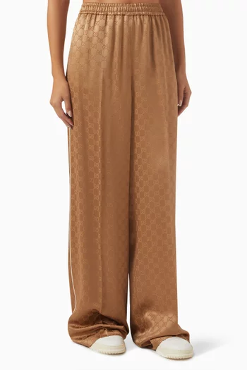 GG Wide-leg Pants in Jacquard
