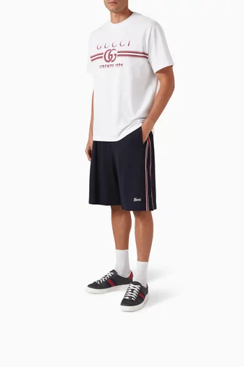 Ace Sneakers in GG Supreme canvas & Leather