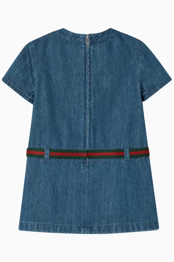 Web Dress in Denim