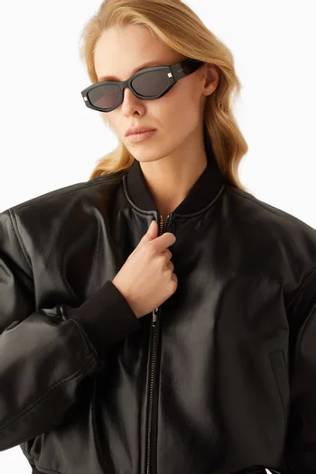 Geometric Sunglasses in Acetate