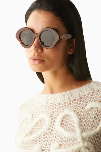 Curvy Sunglasses in Acetate
