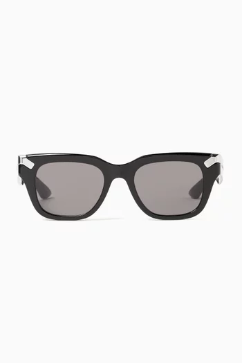 Square Sunglasses in Recycled Acetate