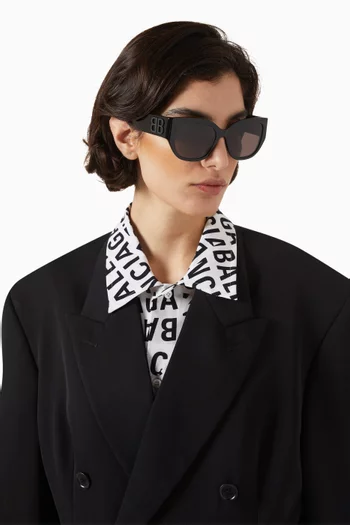 Square Sunglasses in Recycled Acetate