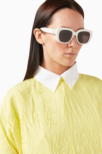 Square Sunglasses in Recycled Acetate