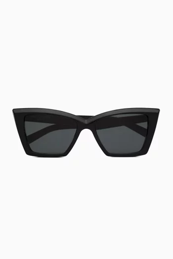 Mica Cat-eye Sunglasses in Recycled Acetate