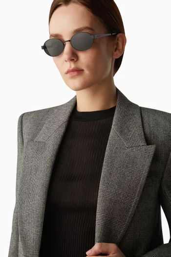 نظارة شمسية اس ال 692 بإطار دائري معدن