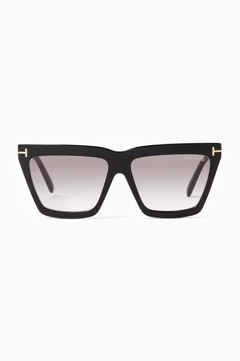 Square Sunglasses in Acetate