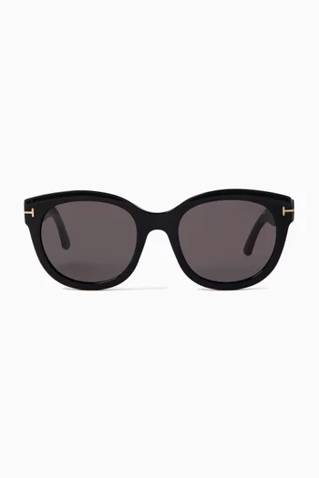 D-frame Sunglasses in Acetate