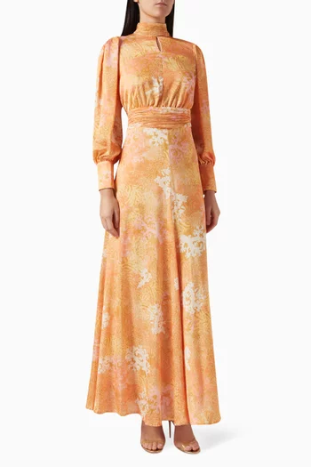 Farah Printed Maxi Dress