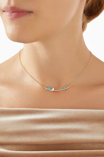 Family Love Necklace in 18kt Gold