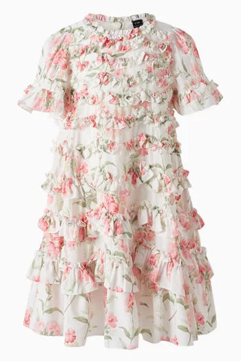 Summer Posy Dress in Crepe